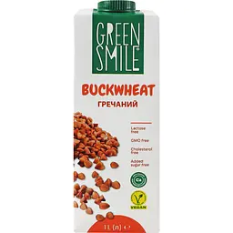 Напій гречаний Green Smile Buckwheat ультрапастеризований 2.5% 1 л