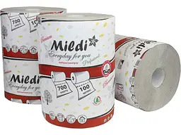 Рушник паперовий MILDI 1рул 100м Сірий