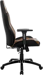 Геймерське крісло GT Racer чорне коричневе (X-2645 Black/Brown) - мініатюра 3
