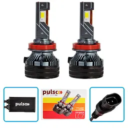 LED лампи для авто Pulso LC7 H11 H8-H9 H16 LED-chips CSP 9-30V 2*85W 20000Lm 6000k