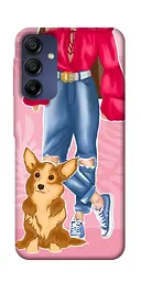 Чохол Demsky Girl and corgi для Samsung Galaxy A16 5G