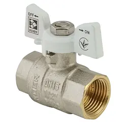 Кран кульовий Koer 1/2" ГГМ (KR.217.W) білий KR0177