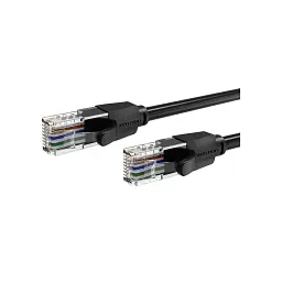 Патч-корд 30м, UTP cat 6 RJ-45 black Vention (IBEBT) - мініатюра 2