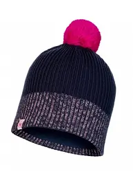 Дитяча шапка Buff Junior Knitted & Polar Hat Audny Синій-Рожевий