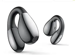 Навушники з спрямованим звуком бездротова Bluetooth 5.3 гарнітура Langsdom TS03 Black - мініатюра 2