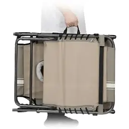 Шезлонг KingCamp Magnolia B10 Plus Grey/White - мініатюра 6