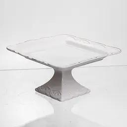 Блюдо сервірувальне порцелянове Pearl 15*15 см Yiwu 120-YH-HG046 - мініатюра 3