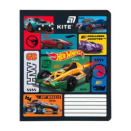 Зошит Kite Hot Wheels, 12 аркушів, лінія (HW26-234), в асортименті - мініатюра 5