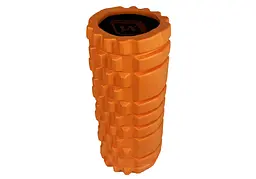 Масажний ролик EasyFit Solid Roller v.1.1s 33 см помаранчевий (EF-2050-Or) - мініатюра 4