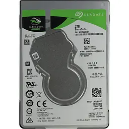 Жорсткий диск для ноутбуків Seagate BarraCuda 2.5 дюйма 2 Tb SATA3 (ST2000LM015)