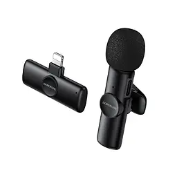 Бездротова мікрофонна система BOROFONE BFK16 Winner (Lightning) Black (6941991126482) - мініатюра 4