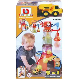 Ігровий набір Bb Junior Volvo Stacking Crane (16-88605) - мініатюра 9
