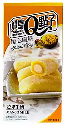 Моти Taiwan Dessert Mochi Roll Mango Milk з ароматом манго, 150 г