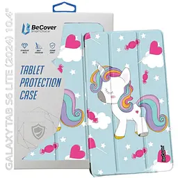 Чохол-книжка BeCover Flexible TPU Mate для Samsung Galaxy Tab S6 Lite -2024 10.4" P620/P625/P627 Unicorn (712521) - мініатюра 4
