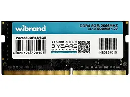 Модуль памяті Wibrand 8 GB SO-DIMM DDR4 2666 MHz (WI2666DDR4S/8GB)