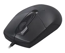 Миша A4tech OP-730D USB (чорна) 1000dpi, 2x Click кнопка - мініатюра 4