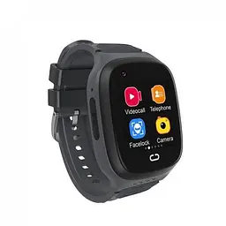 Смарт годинник-телефон дитячі LT31E з камерою WI-FI GPS SIM-карта Black (18321)