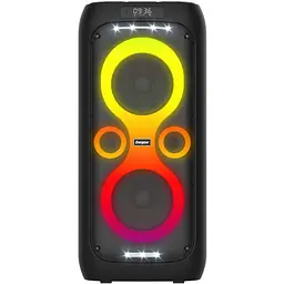 Акустична система 1.0 Energizer 50Вт Bluetooth 5.3/RMS/TF/USB/AUX/TWS/MIC, Dual 6.5” Drivers чорна