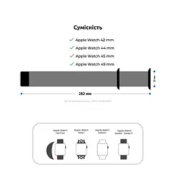 Силіконовий ремінець на смарт-годинник для Apple Watch 42,44,45,46,49 mm, Sport Band (3 Straps), plum, зі зручною застібкою, для годинника епл вотч, спортивний, ArmorStandart (ARM74265) - мініатюра 3