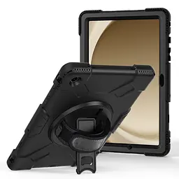 Чохол Rugged 3 Layers броньований протиударний з захистом-360 Samsung Galaxy Tab A9+ Plus SM X210 X215 Чорний - мініатюра 2