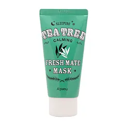 Ночная маска для лица A`pieu Fresh Mate Tea Tree Calming Mask успокаивающая с маслом чайного дерева 50 мл