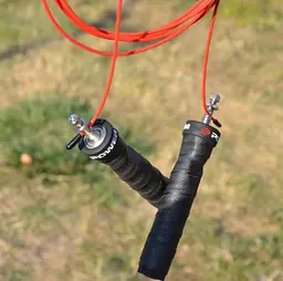 Скакалка швидкісна Power System PS-4079 Hi-Spedd Jump Rope Black 3 м (4079BR-0) - мініатюра 5
