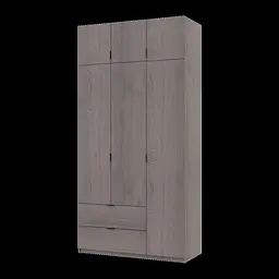 Розпашна Шафа для одягу Doros Лукас Канноло/Канноло 3 ДСП 120х50х240 (44900368) - мініатюра 1