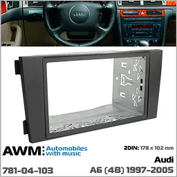 Перехідна рамка Audi A6 AWM 781-04-103 - мініатюра 5