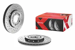 Диск тормозной передний вентилируемый Seat Ibiza III-IV, Cordoba 96-25г Brembo ( 09.7011.1X ) - миниатюра 2