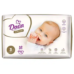 Подгузники Dada Elite Care Midi 3 (4-9 кг), 40 шт.