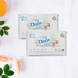 Подгузники Dada Pure Care 2 3-6кг 70 шт 