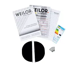 Витяжка повновбудована WEILOR PPE 8265 SS 1250 LED Strip - мініатюра 10