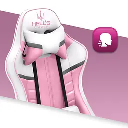 Комп'ютерне крісло Hell's Chair HC-1004 PINK - мініатюра 5