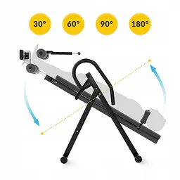 Стіл інверсійний 4FIZJO регульований 4FJ0655 Black/Grey (P-5905973401951) - мініатюра 5