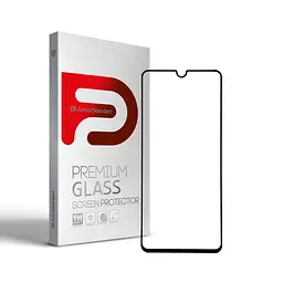 Захисне скло для Samsung Galaxy A42 (A425), Full Glue, 2.5D, на весь екран, глянцеве, загартоване 9H, повне проклеювання по всій поверхні, з чорною рамкою, протиударне, ArmorStandart (ARM58347)