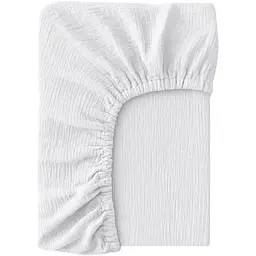 Простирадло на резинці муслін Cosas White 200х200х20 см (01Muslin_White_200x200x20)