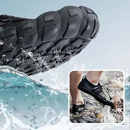 Швидковисихаючі сітчасті черевики Naturehike CYY2321IA010, розмір 43-44, чорні - мініатюра 2