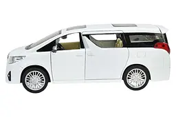 Іграшковий мікроавтобус металевий Toyota Alphard 1:29 Автопром світлозвукові ефекти 68481, 2 кольори, в коробці 20x11x10 см - мініатюра 3