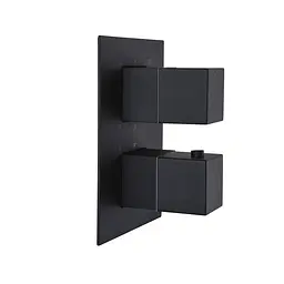 Душова система прихованого монтажу Topaz Odiss To 08117-L03-BLTermostat Smart box, Чорний матовий - мініатюра 5