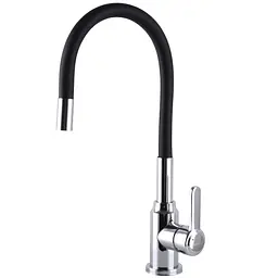 Змішувач для кухні Domino Ellipse DCC-203L-black 000025128 Чорний