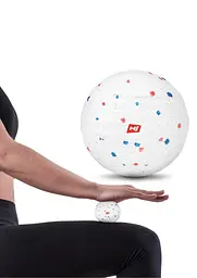 Масажний м'яч EPP 80 мм Hop-Sport HS-P080MB білий - мініатюра 4
