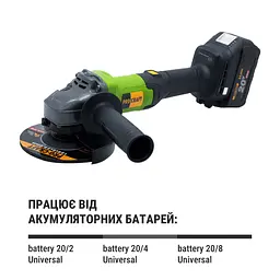 Акумуляторна болгарка Procraft PGA20 (2 акб) - мініатюра 2
