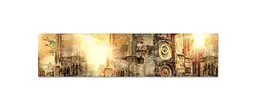 Кухонний фартух Стародавня Європа ПВХ наклейка замки Архітектура вінтаж Коричневий 60х250 см Happy Pocket Z180833 - мініатюра 7