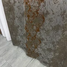 Жакардові мармурові штори сіро-бронзового кольору 2шт. 150х270 з білим шифоновим тюлем 400х270, на т ALBO pbe0052754 - мініатюра 5