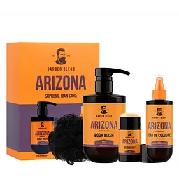 Подарунковий набір косметики для чоловіків Barber Blend Arizona, 4 шт.