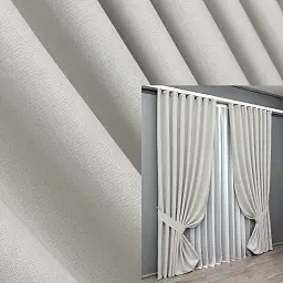 Комплект штор VR-Textil Scandi блэкаут 2 шт 150x270 см дымчато-белый (1903ш)