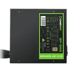 Блок живлення GameMax GP-500 500W 80+ Bronze Black (GP-500) - мініатюра 6