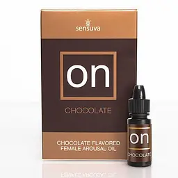 Збуджувальні краплі для клітора Sensuva On Arousal Oil for Her Chocolate 5 мл солодка прелюдія для вибухових відчуттів