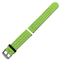 Подвійний ремінець Primo з перфорацією для годинника Huawei Watch 2 Black Green - мініатюра 4
