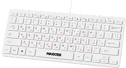 Клавіатура Maxxter KBM-C01W-UA White - мініатюра 1